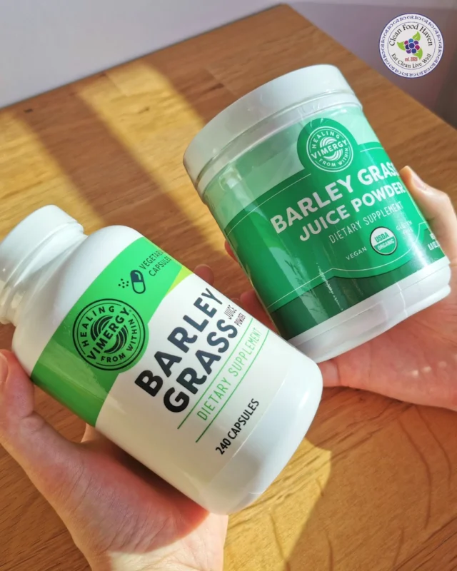 Same great formula, 2 different forms to suit your unique lifestyle needs. Our Vimergy Barley Grass Juice comes in Powder or Powder Capsules. With capsules, you can effortlessly incorporate the power of Barley Grass Juice into your diet, even on the busiest days. Alternatively, the powder form can be easily added to water or your favourite smoothies! We personally love this powder form in our Medical Medium Heavy Metal Detox Smoothie! 🥤😊 Let us know your go-to in the comments! 💬 #HealingwithCFH #barleygrassjuicepowder #VimergySingapore #vegansupplements #supplementssingapore #familyhealth #VimergyAsia #medicalmediumsingapore #medicalmediumsg