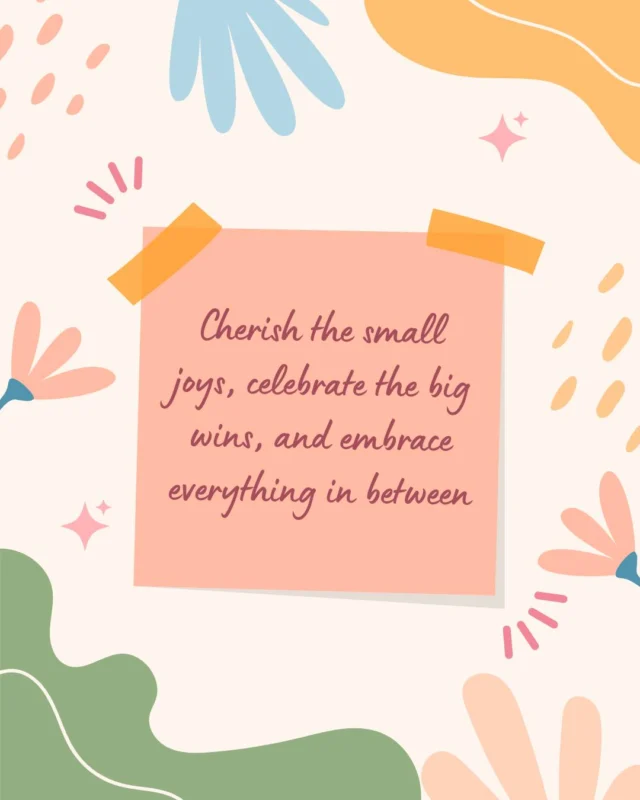 Cherish the small joys, celebrate the big wins, and embrace everything in between ✨😇 #HealingwithCFH #mondaymotivation